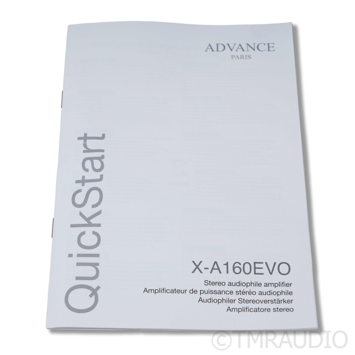 Advance Paris X-A160 EVO Stereo Power Amplifier (1/2) (1/0)
