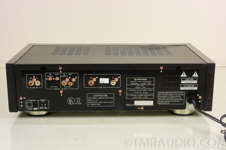 Pioneer Elite PDR-99 Audiophile CD Player / Recorder AS-IS