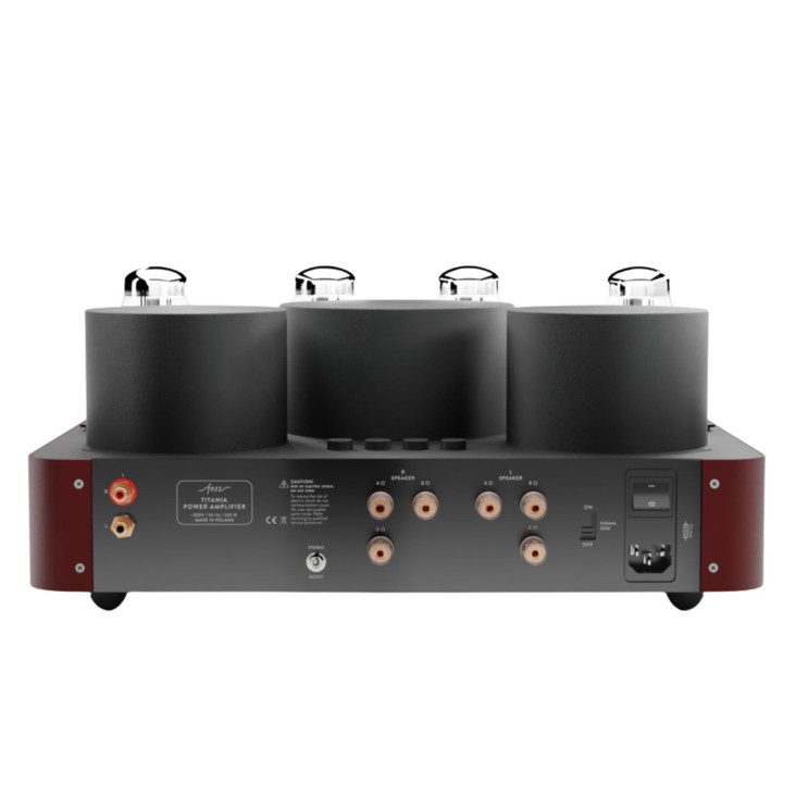Fezz Audio Titania Stereo Tube Power Amplifier, back view