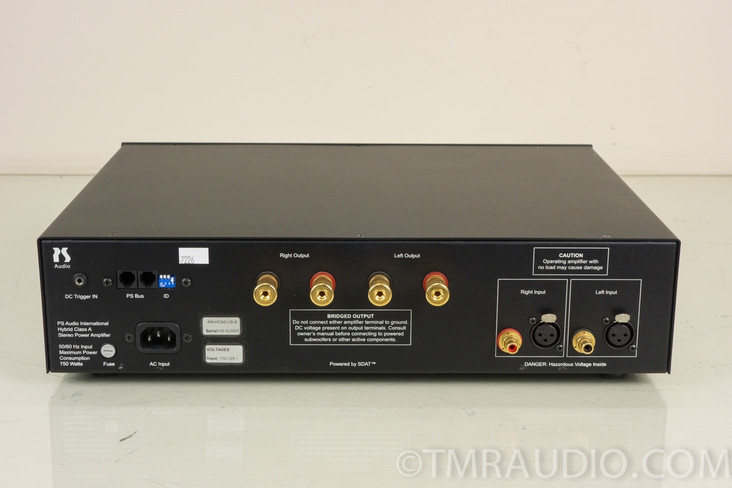 PS Audio HCA-2 Stereo Power Amplifier; Hybrid Class A Amp; Black