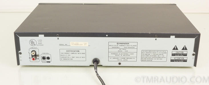 Pioneer PD-M403 6-Disc CD Changer / Player in Factory Box