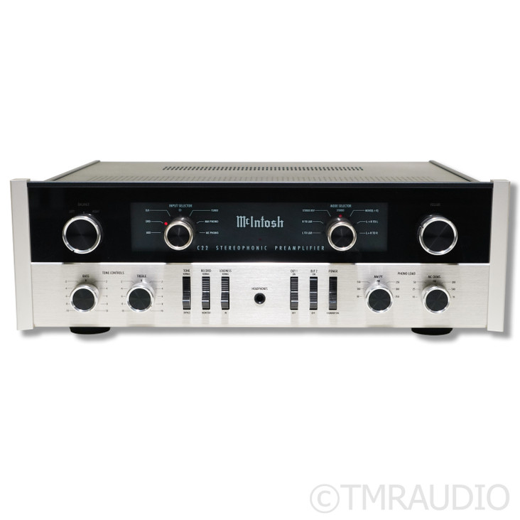 McIntosh C22 Mk IV Stereo Tube Preamplifier; MM / MC Phono