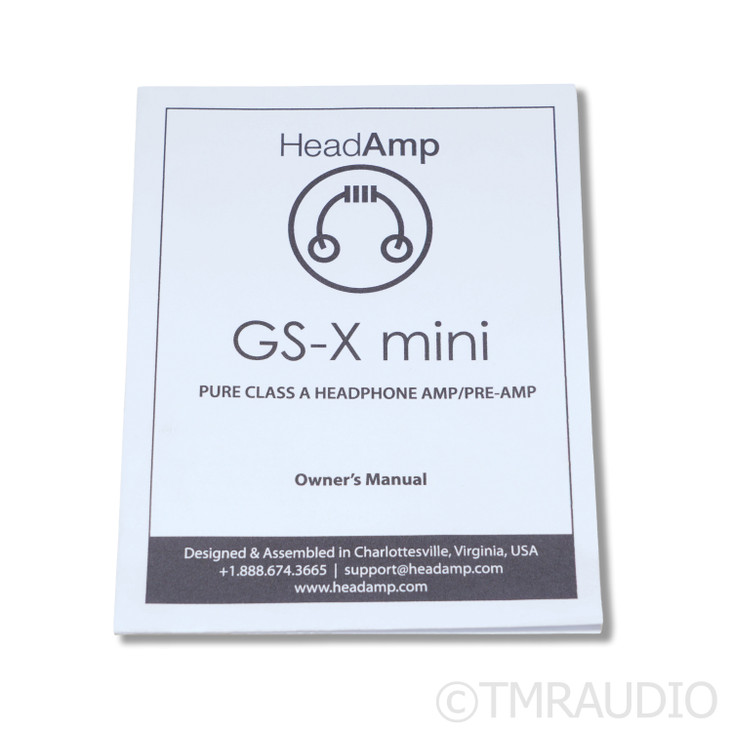 HeadAmp GS-X Mini Headphone Amplifier (1/7)