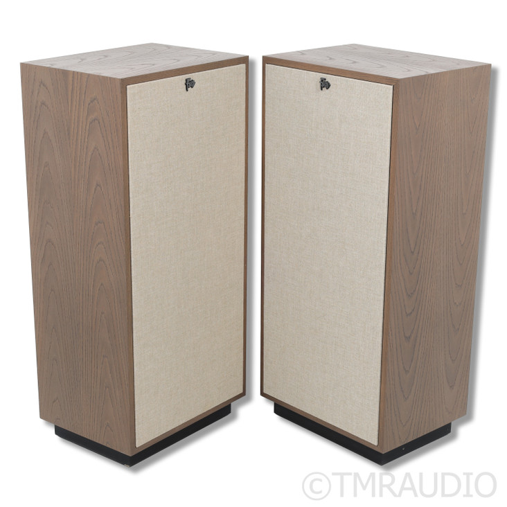 Klipsch Forte IV Floorstanding Speakers; Distressed Oak Pair