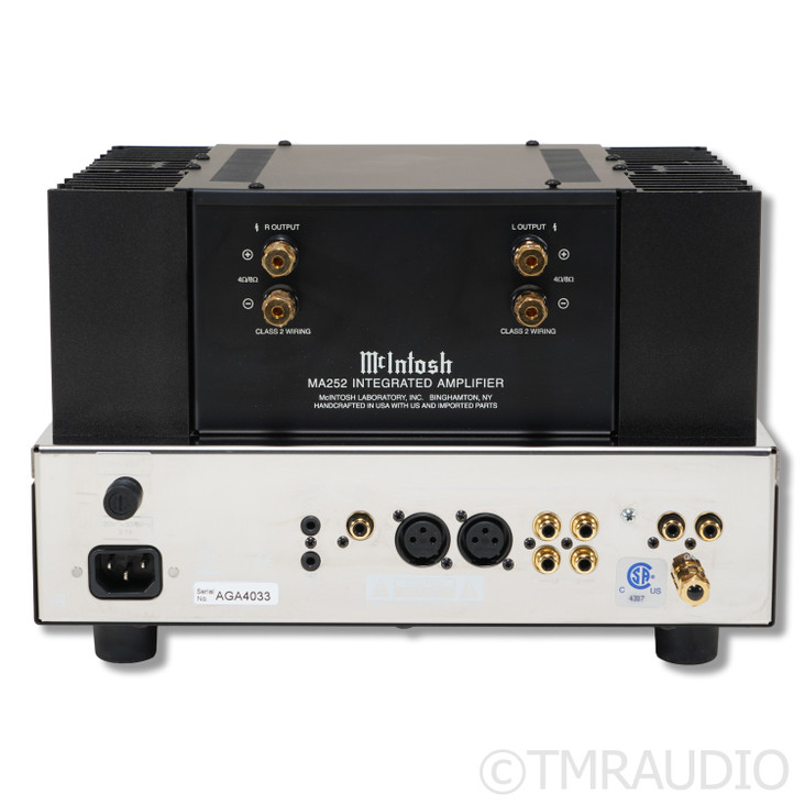 McIntosh MA252 Stereo Tube Integrated Amplifier; MM Phono