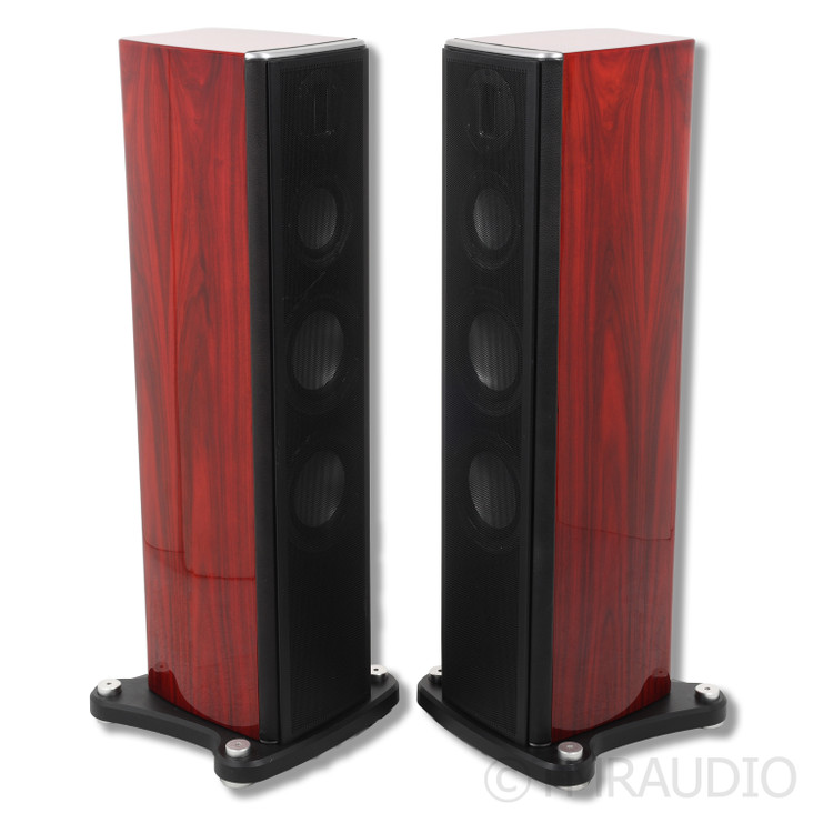 Monitor Audio PL200 Floorstanding Speakers; Santos Rosewood Pair