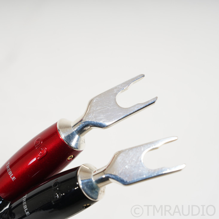 AudioQuest ThunderBird ZERO/BASS Bi-Wire Combo Speaker Cables; 4ft Pair (1/2)