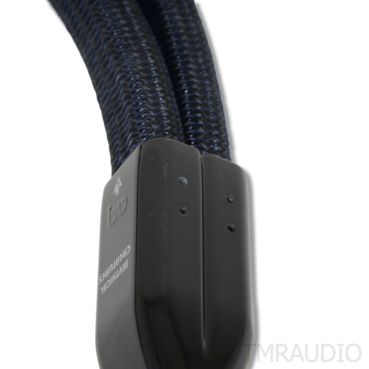 AudioQuest ThunderBird ZERO/BASS Bi-Wire Combo Speaker Cables; 4ft Pair (1/2)