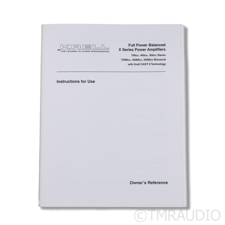 Krell FPB-300cx Stereo Power Amplifier