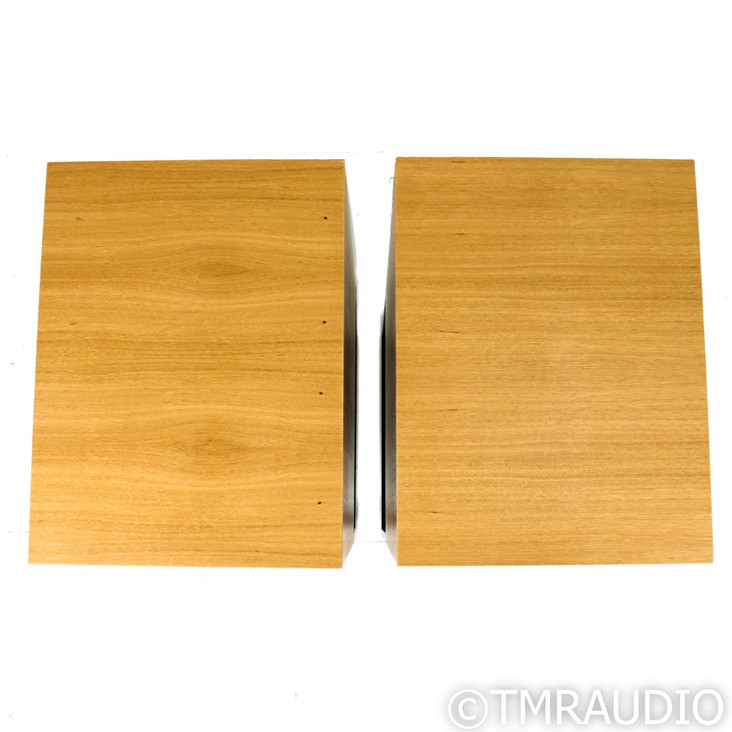 Graham LS5/5 Bookshelf Speakers; Oak Pair w/ Gig Harbor Stands (Mint / Unused)