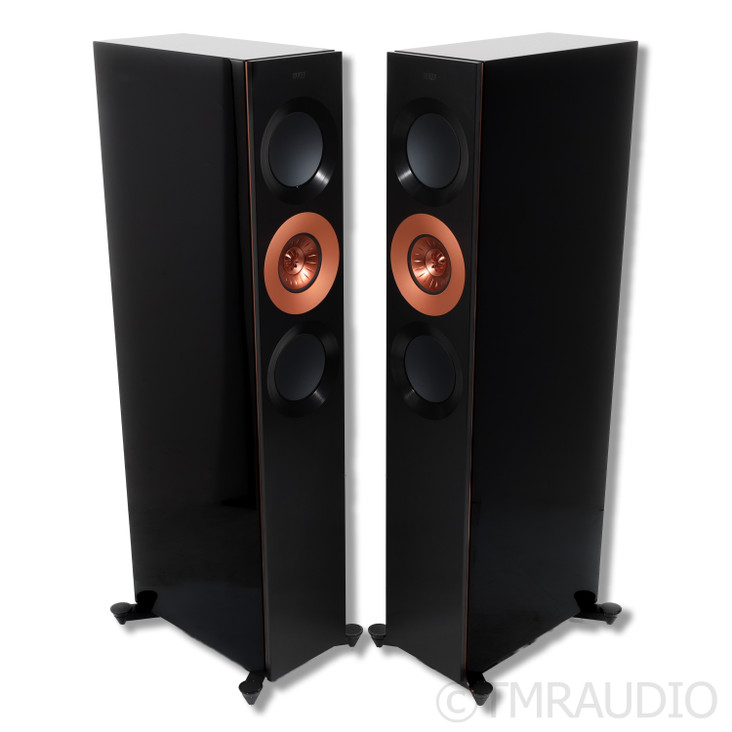 KEF Reference 3 Meta Floorstanding Speakers; Gloss Black Pair