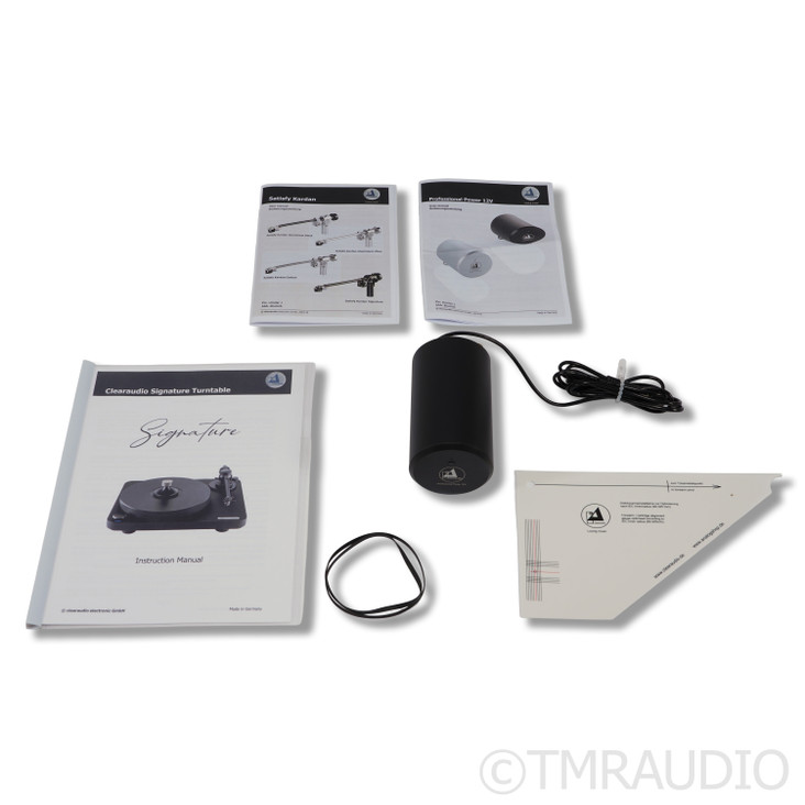 Clearaudio Signature Turntable; Satisfy 9" Tonearm; No Cartridge (Open Box)