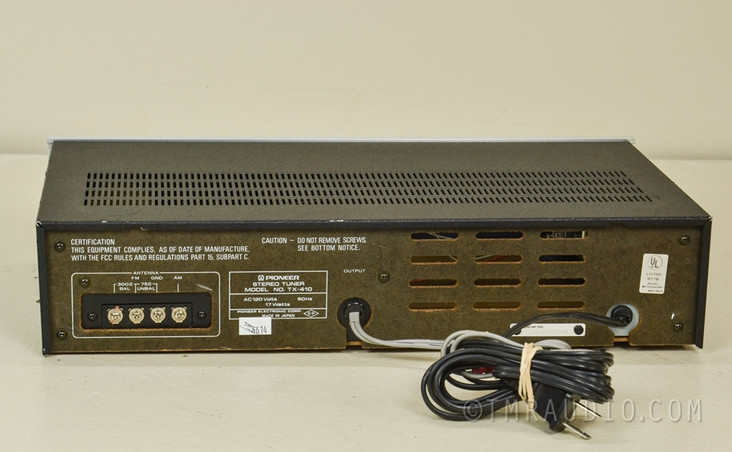 Pioneer TX-410 Vintage AM / FM Stereo Tuner