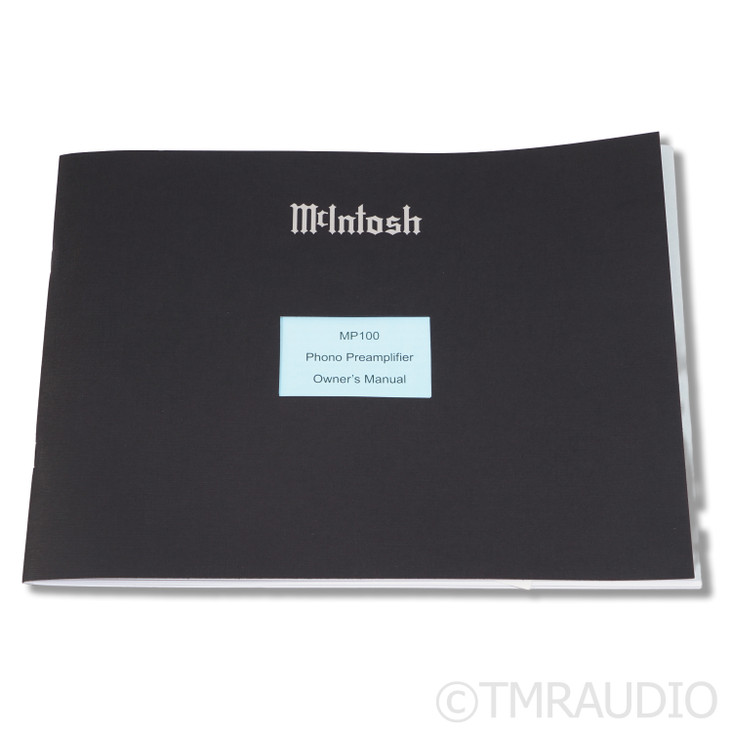 McIntosh MP100 Phono Preamplifier; MC/MM Phono