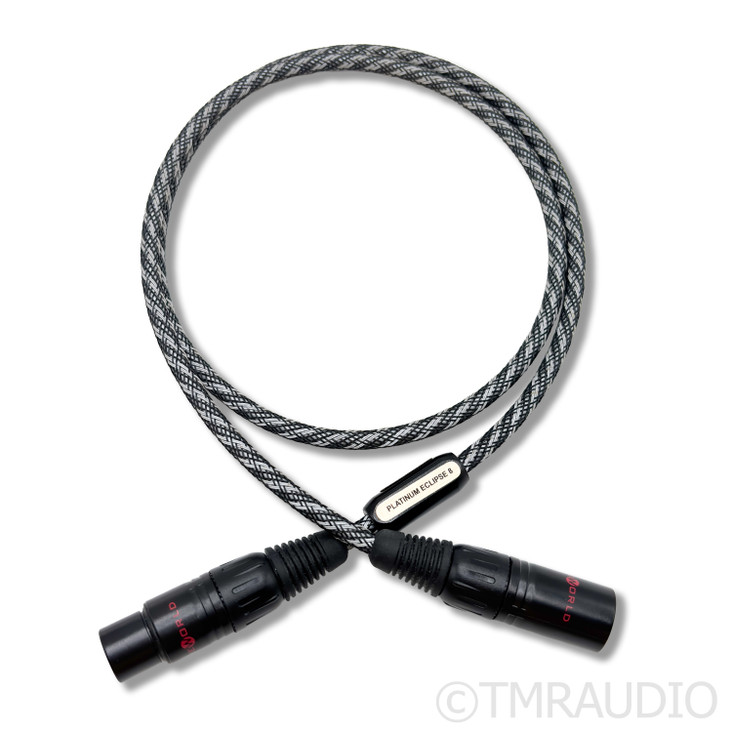 WireWorld Platinum Eclipse 8 Digital XLR Cable; 1m Single AES/EBU Interconnect