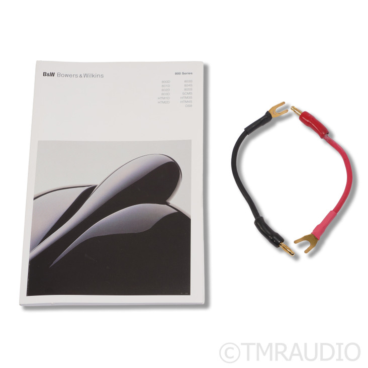 Bowers & Wilkins HTM4s Center Channel Speaker; Rosenut Finish