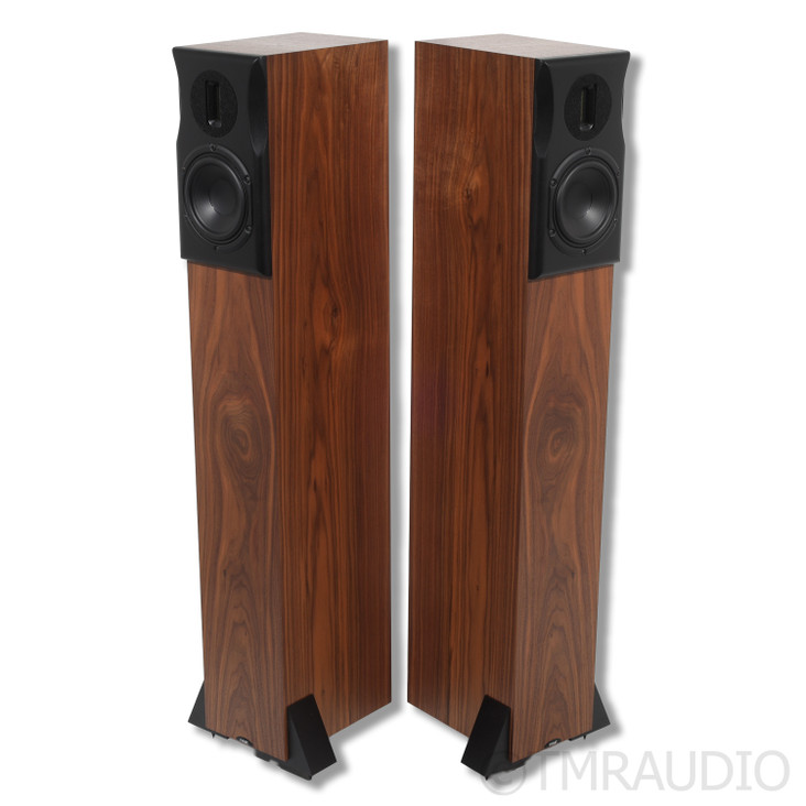 Neat Acoustics EKSTRA Floorstanding Speakers; American Walnut Pair