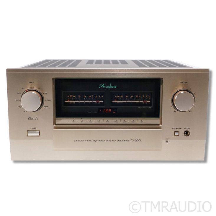 Accuphase E-800 Stereo Integrated Amplifier; DAC-60; MC / MM Phono (As Is - Door Ajar)