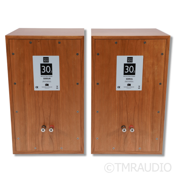 Harbeth Monitor 30.3 XD2 Bookshelf Speakers; Cherry Pair (Open Box)