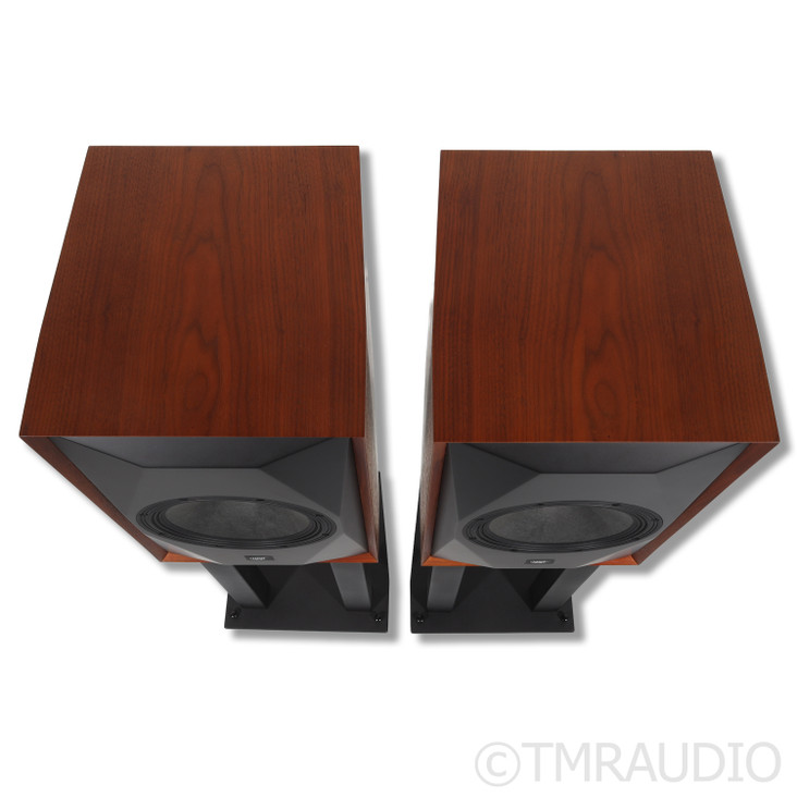 MoFi Electronics SourcePoint 8 Bookshelf Speaker with Stands; Walnut Pair