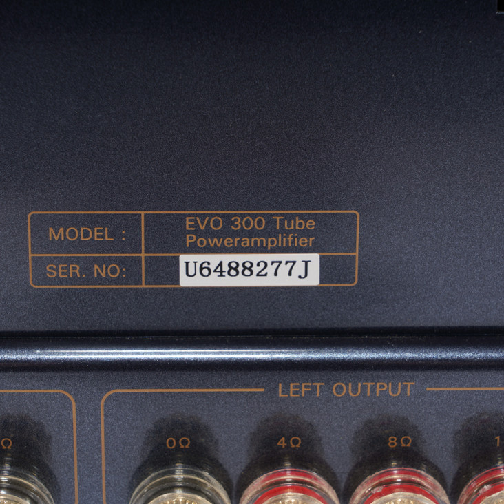 PrimaLuna Evo 300 Stereo Tube Power Amplifier; Silver