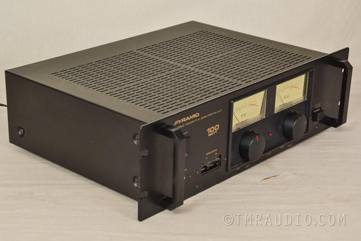 Pyramid PA-310 Stereo Power Amplifier; 100 Watt per Channel Rack Mountable