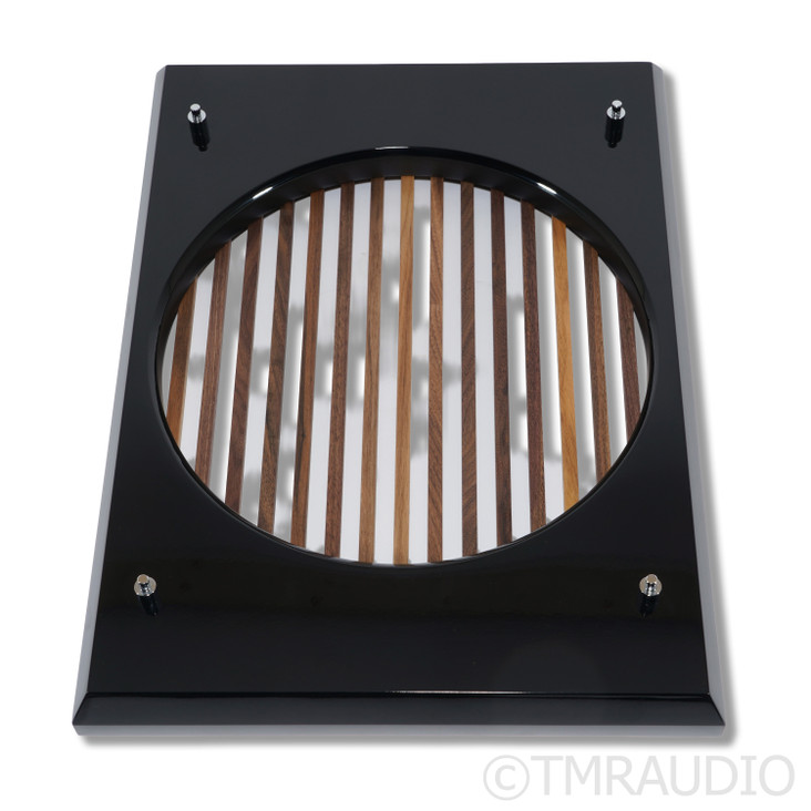 REL S/550 Premium Wood Grille; Black/Walnut (Open Box)