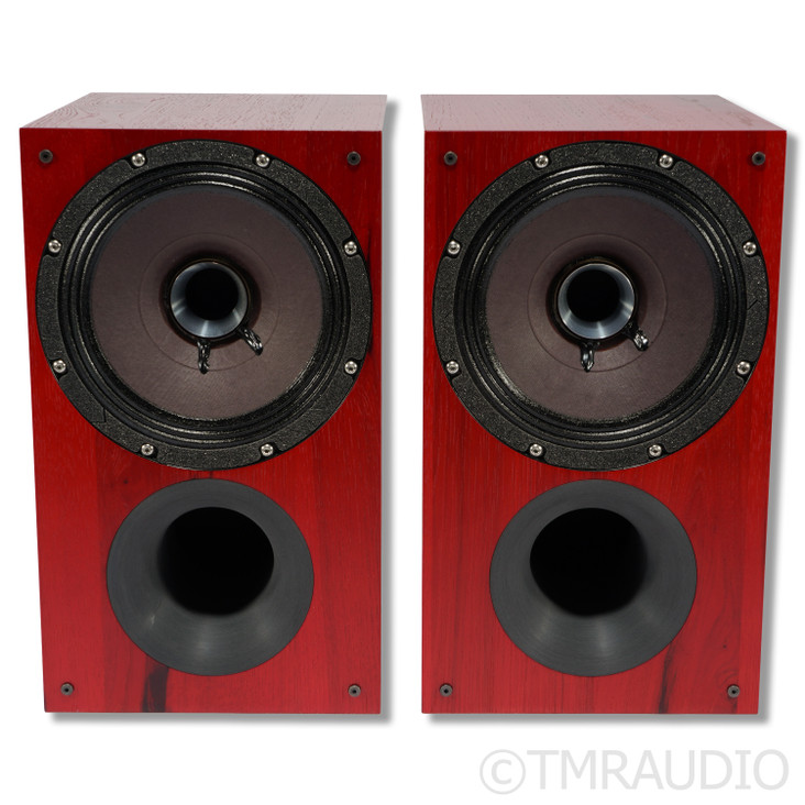 Zu Audio Method Mk. I Bookshelf Speakers; Ruby Red Hickory Pair