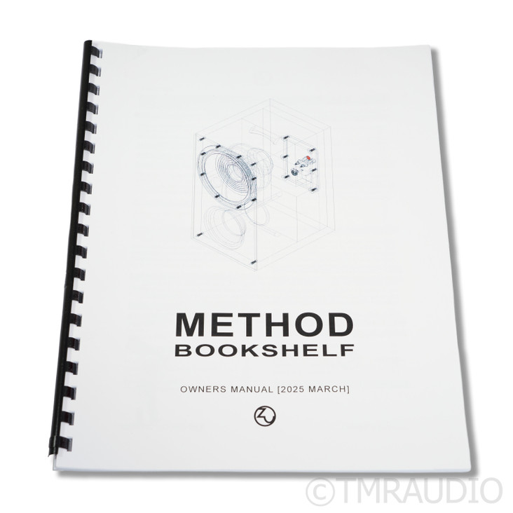 Zu Audio Method Mk. I Bookshelf Speakers; Ruby Red Hickory Pair