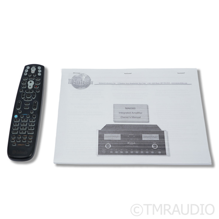 McIntosh MA6300 Stereo Integrated Amplifier; MM Phono