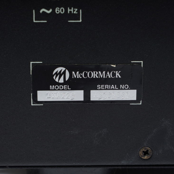 McCormack Audio DNA-225 Stereo Power Amplifier