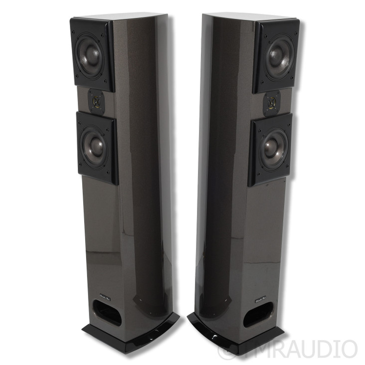 Acoustic Zen Adagio Floorstanding Speakers; Grey Pair