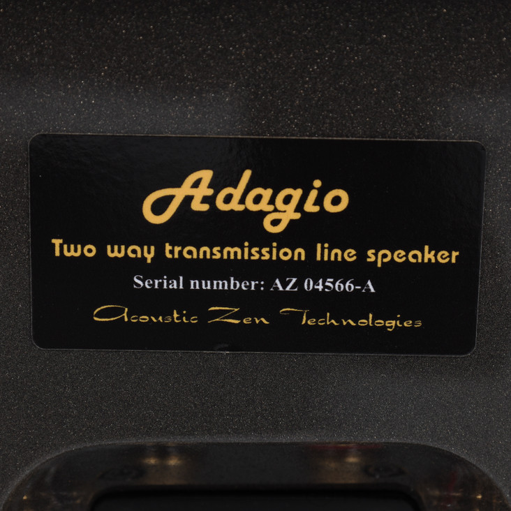 Acoustic Zen Adagio Floorstanding Speakers; Grey Pair