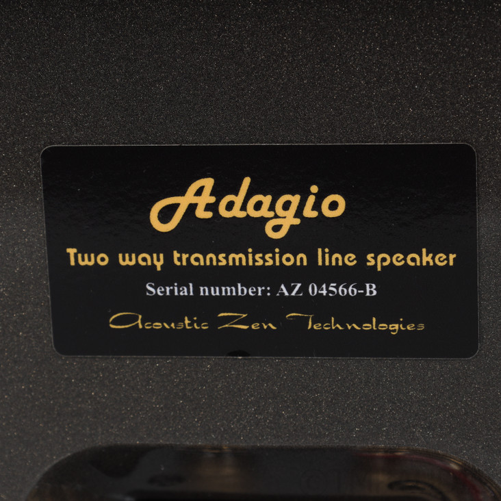 Acoustic Zen Adagio Floorstanding Speakers; Grey Pair