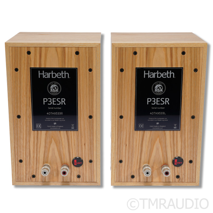 Harbeth P3ESR 40th Anniversary Bookshelf Speakers; Olive Pair