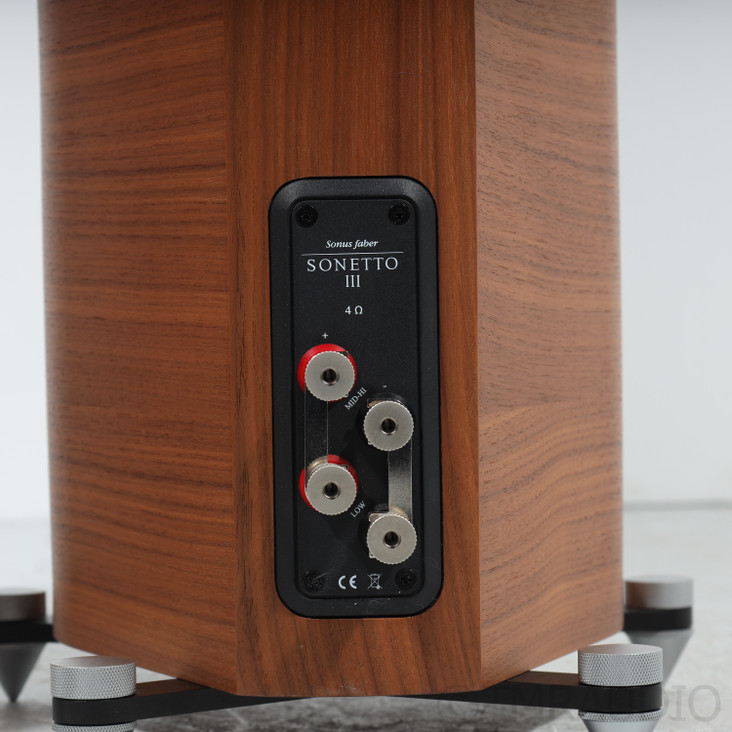 Sonus Faber Sonetto III Floorstanding Speakers; Walnut Pair