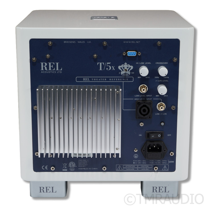 REL Acoustics T/5x Subwoofer; Piano White