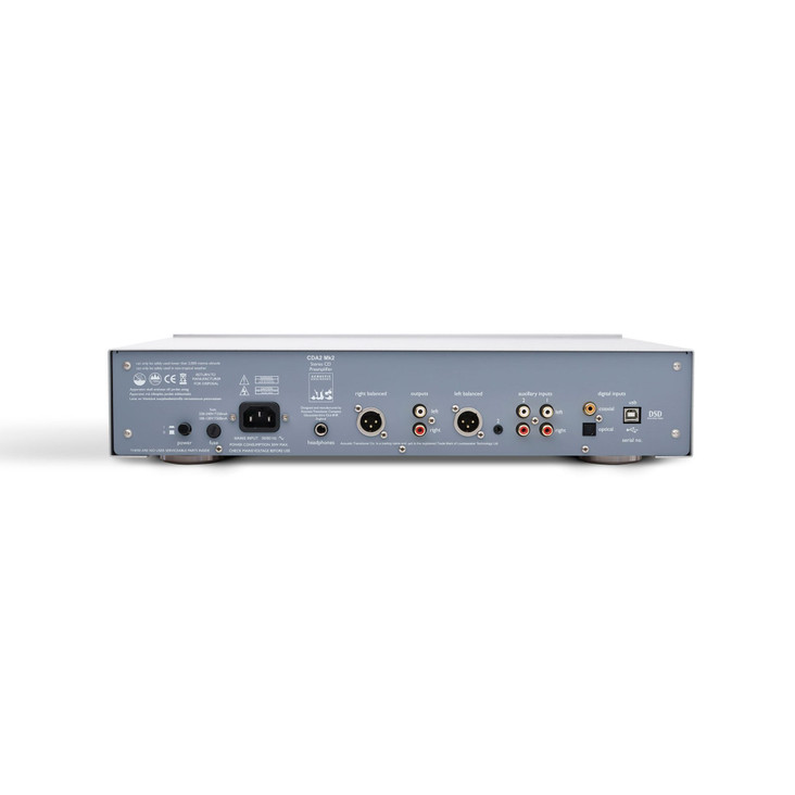 ATC CDA2 Mk2 CD DAC Preamplifier back view