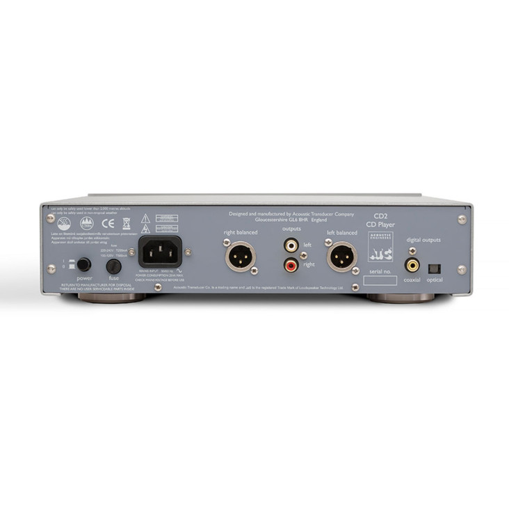 ATC CD2 CD Player back view