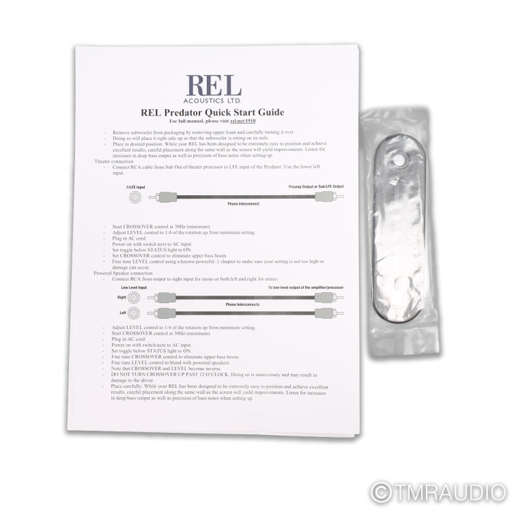 REL Acoustics HT/1510 Predator II Subwoofer; Black (3/3)