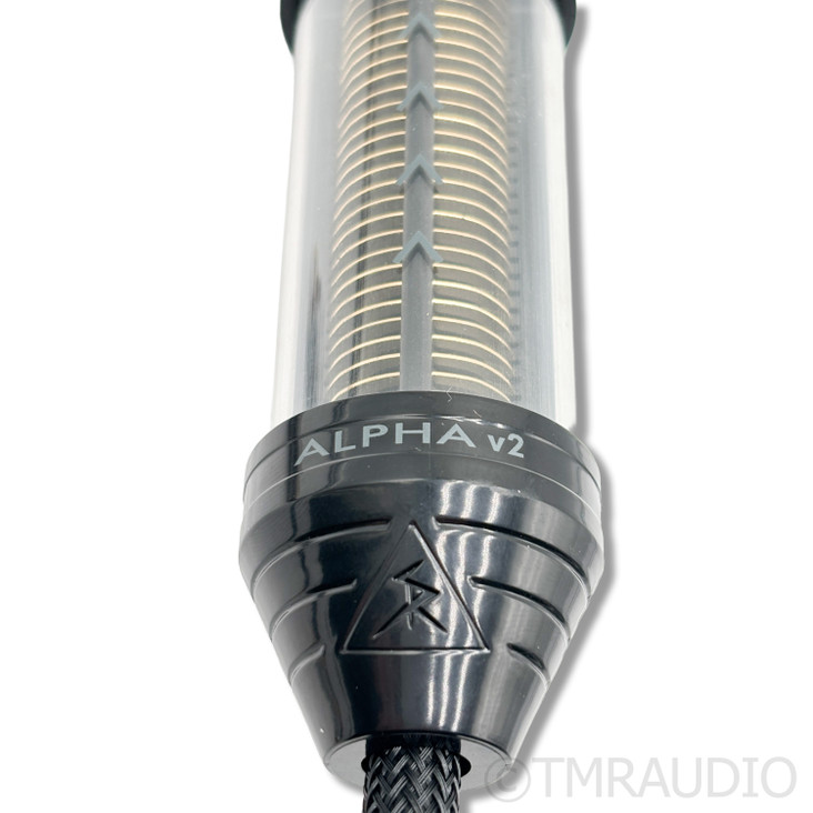 Shunyata Research Alpha V2 RCA Cables; 1m Pair Interconnects w/ Grounding Cable