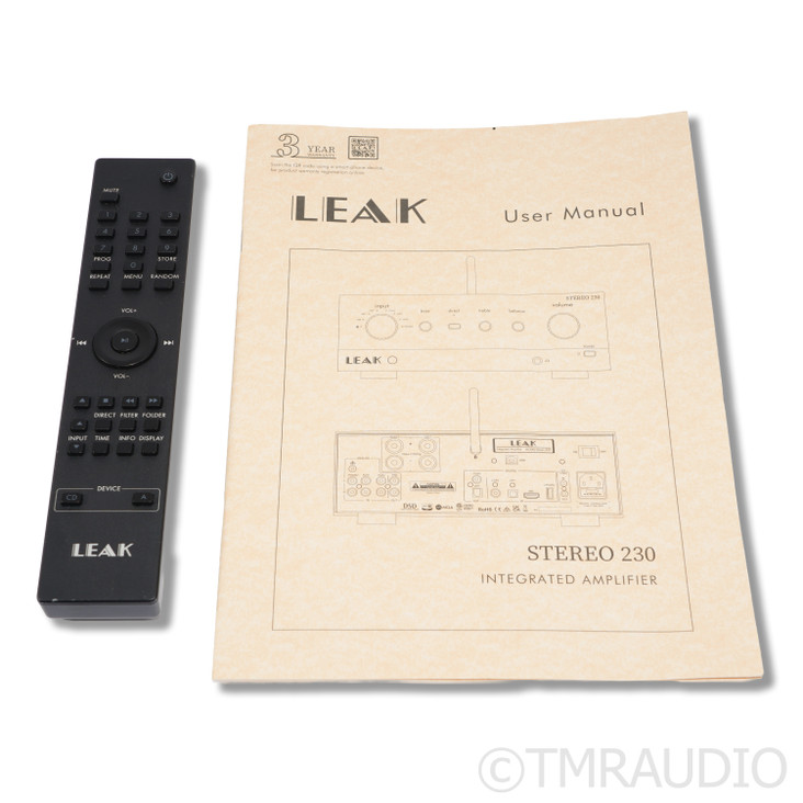 Leak Stereo 230 Integrated Amplifier; MM Phono