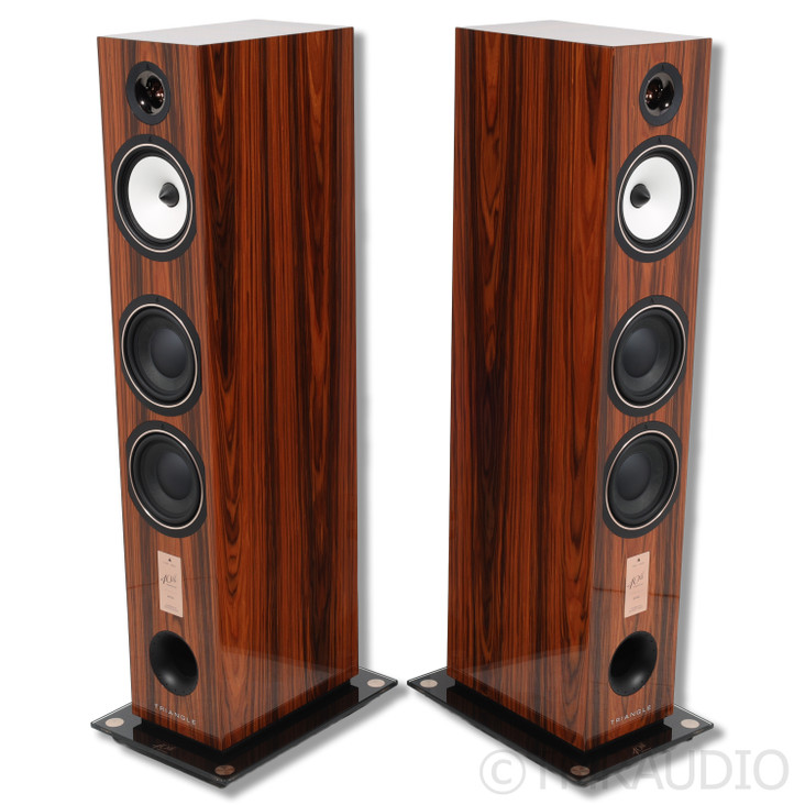 Triangle Esprit Antal 40th Floorstanding Speakers; Golden Oak Pair