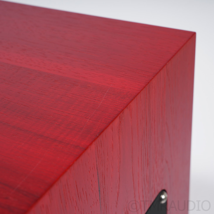 Zu Audio Method Bookshelf Speakers; Ruby Red Hickory Pair