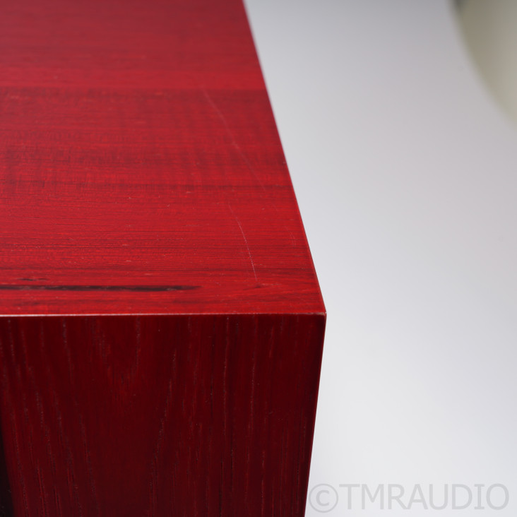 Zu Audio Method Bookshelf Speakers; Ruby Red Hickory Pair