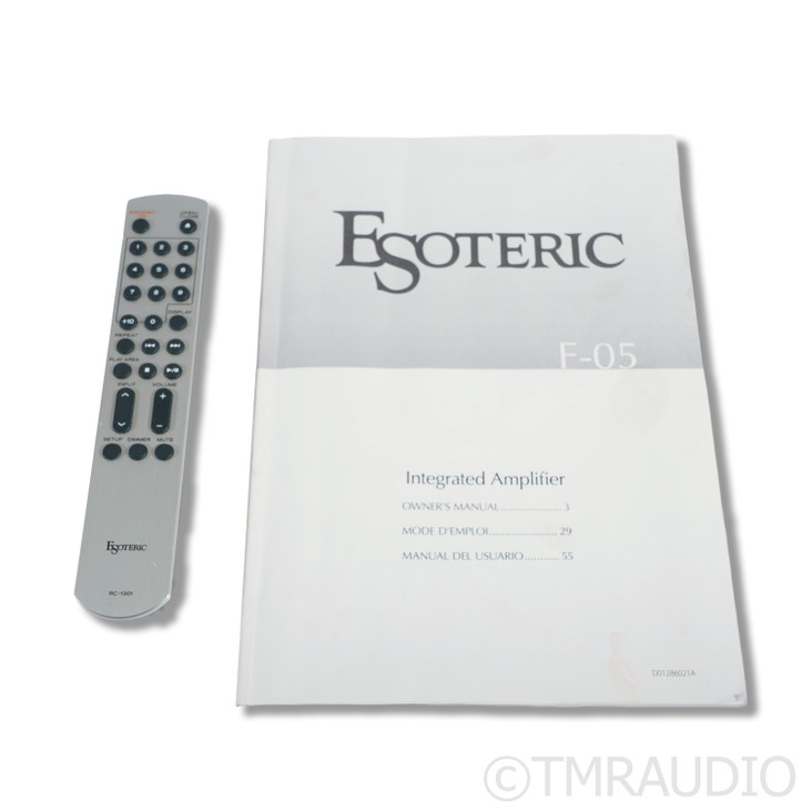 Esoteric Audio F-05 Stereo Integrated Amplifier; MC/MM Phono