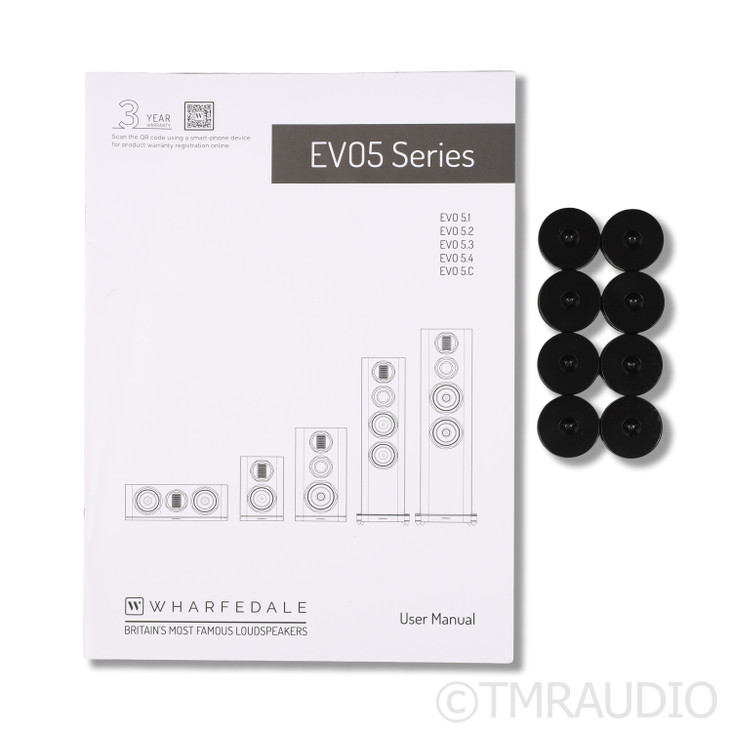 Wharfedale Evo 5.4 Floorstanding Speakers; Walnut Pair