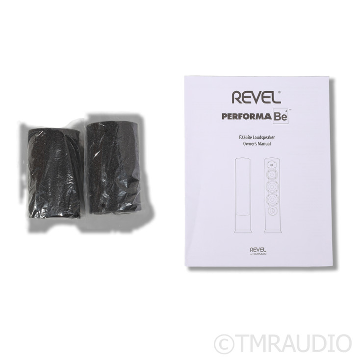 Revel Performa F226Be Floorstanding Speakers; Black Pair