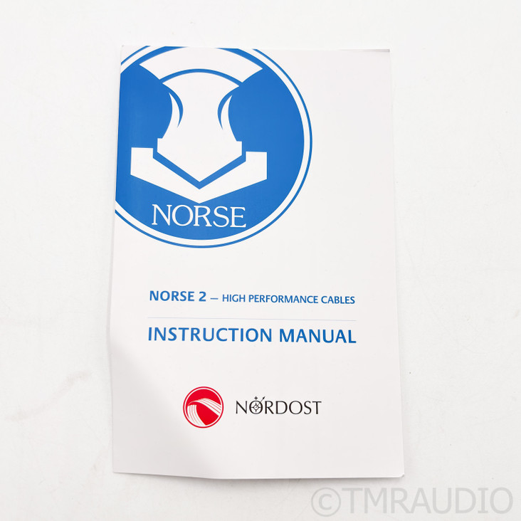 Nordost Frey 2 RCA Cables; 0.6m Pair Interconnects