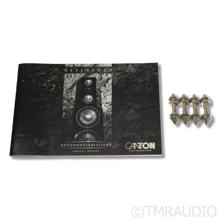 Canton Reference 9.2 DC Bookshelf Speakers; Piano Black Pair